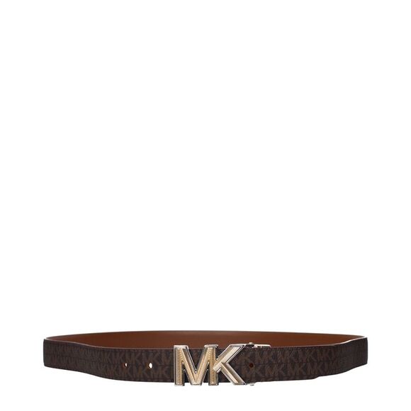 Michael Kors Brown Fabric Women's Belt